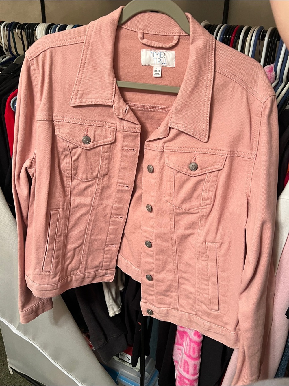 Brand New Pink Denim Jean Jacket